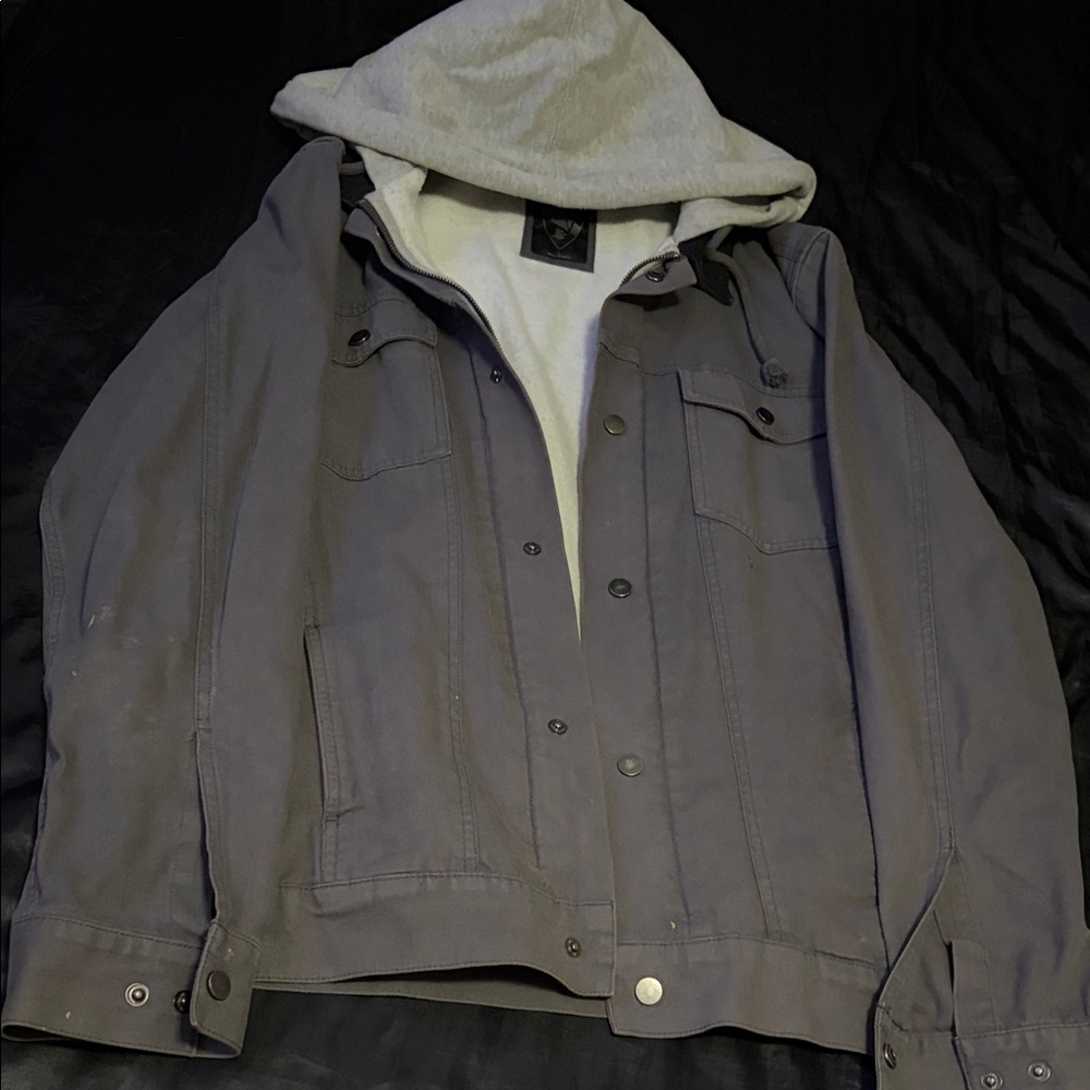 Vans Men's Charcoal Hooded Jacket